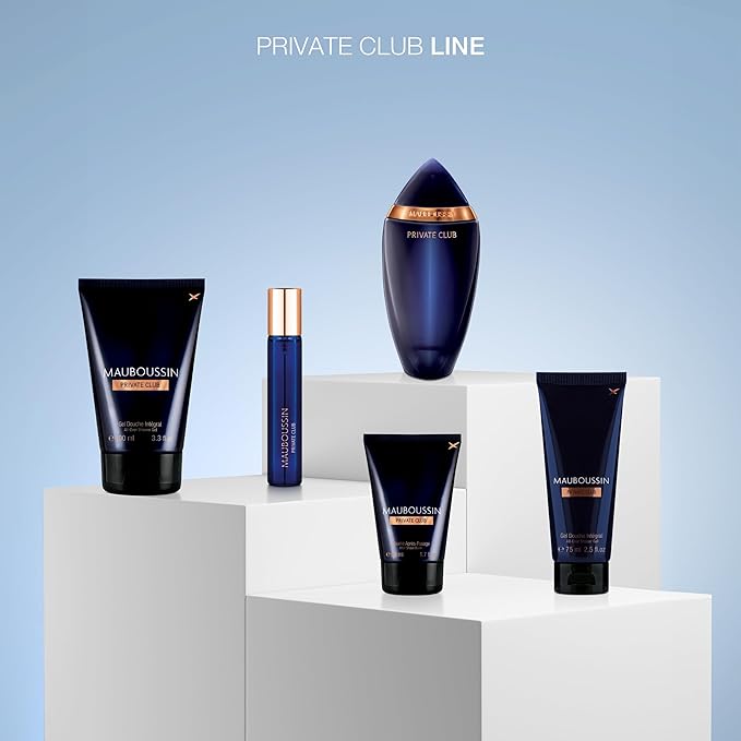 Mauboussin - Private Club 100ml (3.3 Fl Oz) - Eau de Parfum for Men - Woody & Oriental Scents
