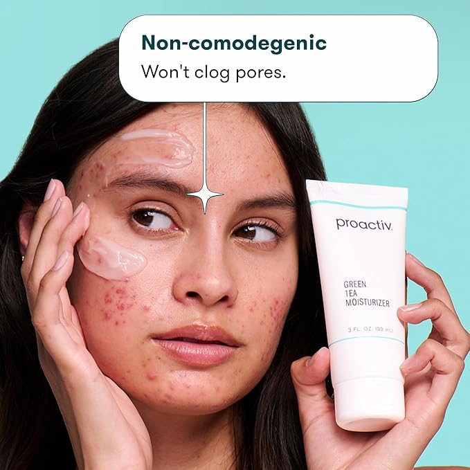 Proactiv Green Tea and Hyaluronic Acid Moisturizer for Dry Skin,Hydrating Face Moisturizer for Oily Skin,Dry-Skin and Acne Prone-Skin - 3 Oz,(Pack of 2)