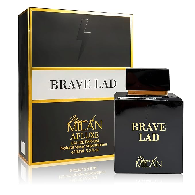 BRAVE LAD, Men's Cologne Gift, Long Lasting EDP Fragrance, Perfume for Men with Bold Character, Masculine Scent Ideal for Daily Use, 3.4 Fl Oz