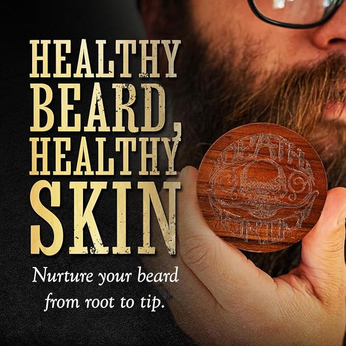 Beard Brush for Men - Premium Boar Bristle Small Round Mustache Comb Natural Wooden Handle & Travel Case | Ideal for Grooming, Styling, Detangling, Softening Facial Hair & Promoting Healthy Growth