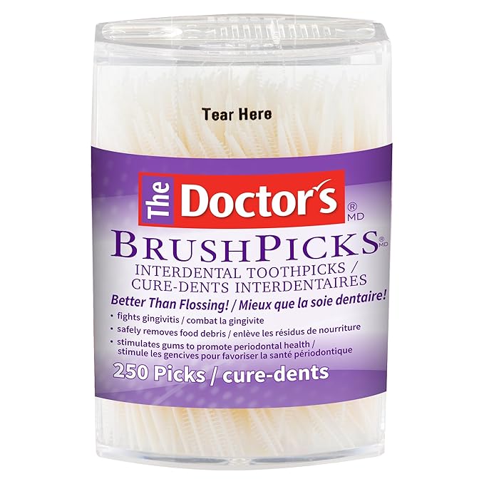 Brushpicks Toothpicks, 275 Count