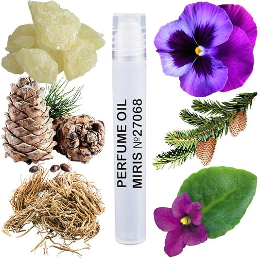 MIRIS No. 27068, Inspired by He Wood, Long-Lasting Perfume Oil for Men Roll-On, Rollerball 0.34 Fl Oz / 10 ml