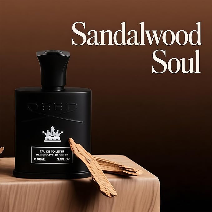 King-D Black Long-Lasting Cologne for Men | Lemon, Violet Leaves, & Sandalwood Scent | Eau de Toilette 100ml Spray | Day to Night Fragrance
