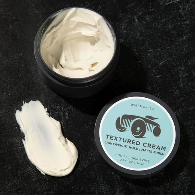 Textured Cream | Lightweight Hold Matte Finish | Water Based Clay Blend | for All Hair Types | Styling Product