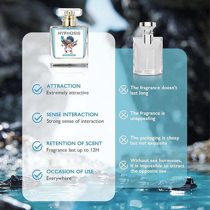 Pheromone Cologne for Men, 2026 Upgraded 2.0 Cologne for Men, Men's Fragrances, Enhance Attraction, Pheromone Perfume, Gift for Father, Boy Friend and Husband
