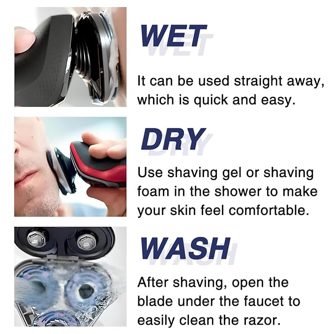 SH71/70 Replacement Head Shaver Compatible with Phillips Norelco Series 7000 and angular-shaped 5000 (S5xxx), SH71/70 Blades for Philips 7000 Replacement Heads for 7500 7530 S7370 S7371, 6-Pack