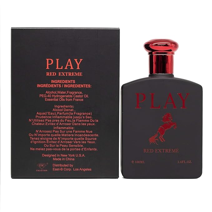 EBC-Collection, Red Extreme Perfume for Men, 3.4oz/100ml