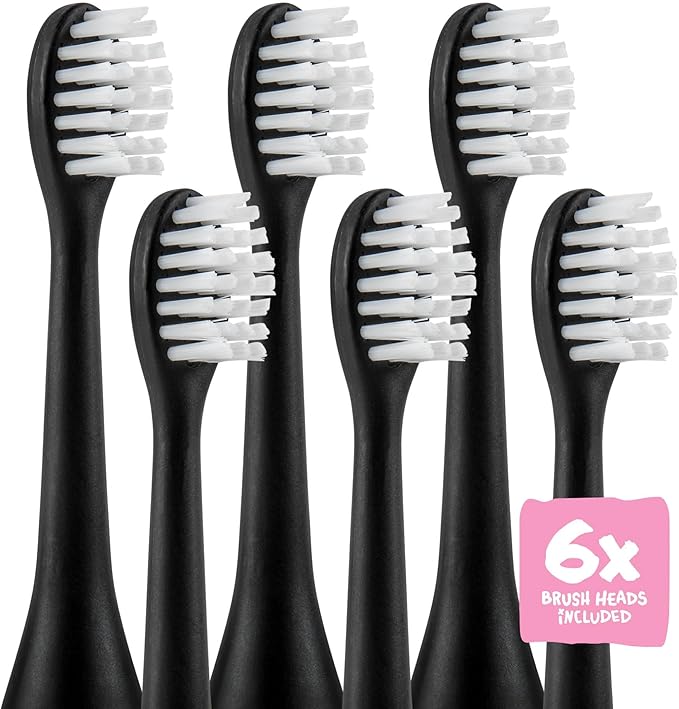 Made by Dentists Sonic X Electric Toothbrush – Rechargeable Kids Sonic Toothbrush, 8X Plaque Removal, 2 Speed Modes, 2-Minute Timer, 6 Brush Heads Included, We Run This Edition