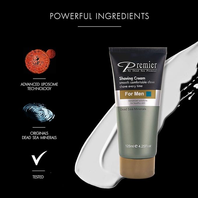 Premier Dead Sea Shaving Cream for Men