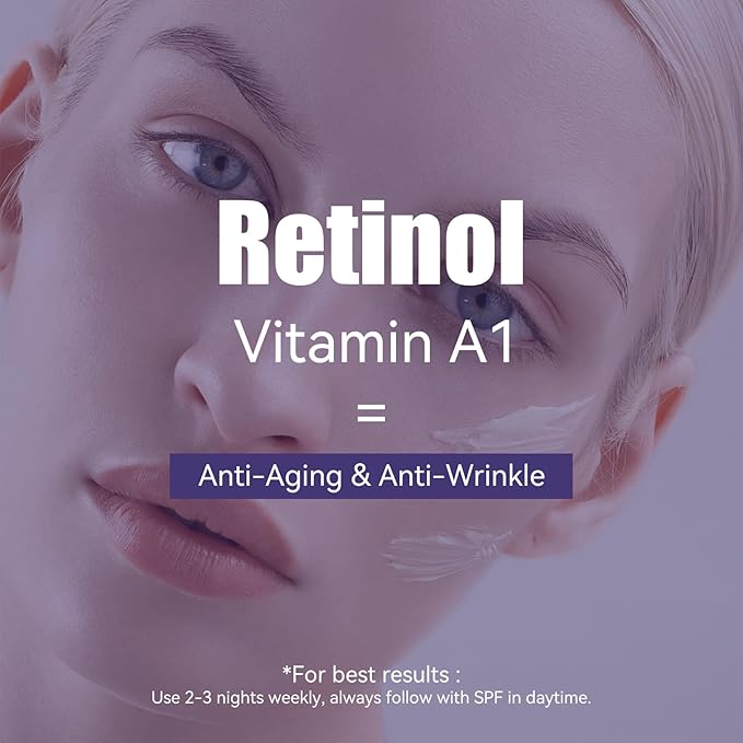 Retinol Collagen Instant Face Lift Cream for Face, Neck Firming Tightening Anti Aging Wrinkle Repair Serum for Neck & Décolleté, Hyaluronic Acid Moisturizer for Women & Man 2.0 FLoz