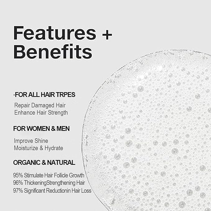 Rosemary & Biotin Shampoo for Hair Growth & Thinning Hair - Sulfate-Free, Vegan Formula with Hydrolyzed Keratin to Thicken, Strengthen & Revitalize Dry, Damaged Hair - For Men & Women (1 bottle)