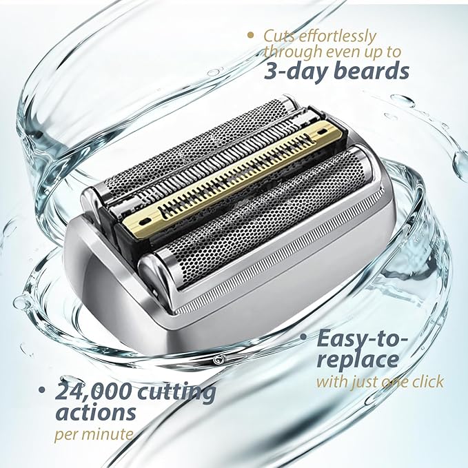 94M Series 9 Electric Shaver Replacement Head Compatible with S9 Foil & Cutter Razor Heads, Applicable for S9 9290cc, 9291cc, 9370cc, 9376cc, 9293s, 9260s, 9295cc, 9385cc, 9390cc, 9330s.