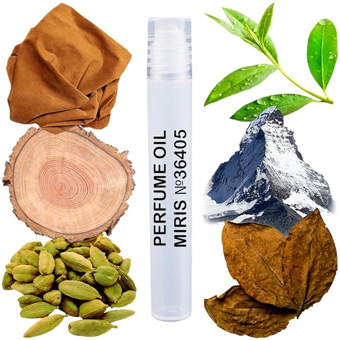 MIRIS No. 36405, Inspired by Montabaco, Long-Lasting Unisex Perfume Oil for Women & Men Roll-On, Rollerball 0.34 Fl Oz / 10 ml