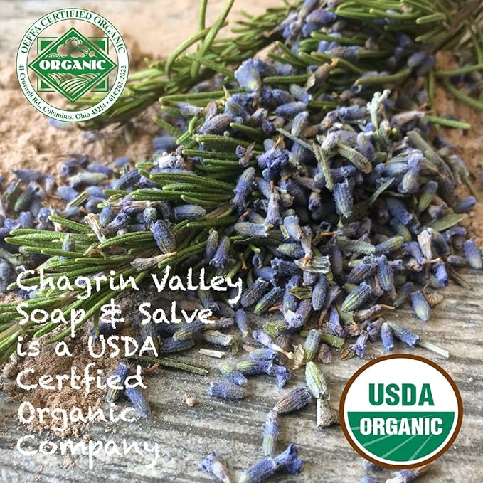 Chagrin Valley Natural Soap Bar - Organic Castile & Shea Butter - For Sensitive Skin and Itchy Skin Relief - Large 5.6 oz Unscented Bar Soap For Women and Men