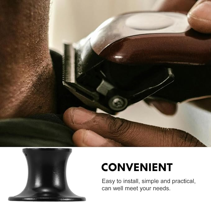 Healifty Safety Razor Stand Shaving Brush Holder Alloy Base for Men’s Manual Razors Bathroom Countertop Shaving Accessory