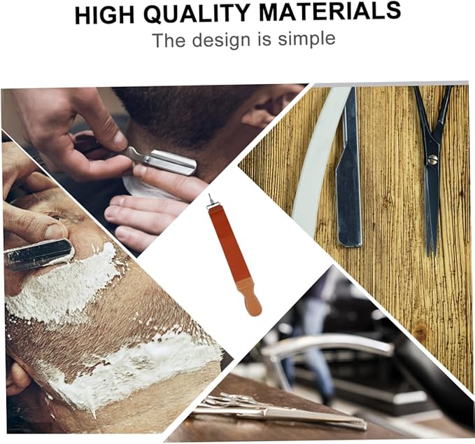 Happyyami Razor Sharpening Belt Rszor Strop Leather Straight Razor Strop for Knives Chisels
