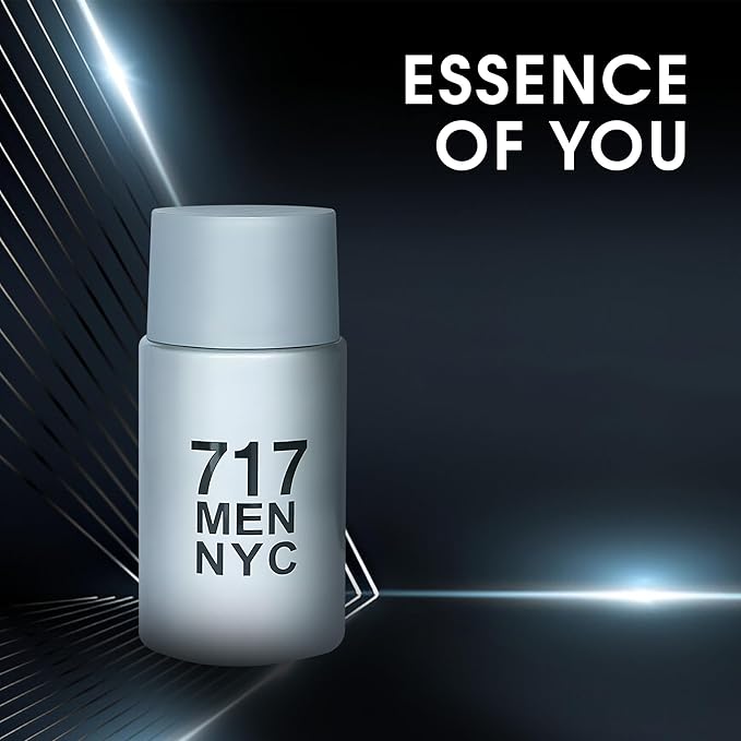 717 Men NYC Men's Cologne,Bold Scent Eau de Toilette,3.4 Fl Oz Perfume for Men Every Day Used
