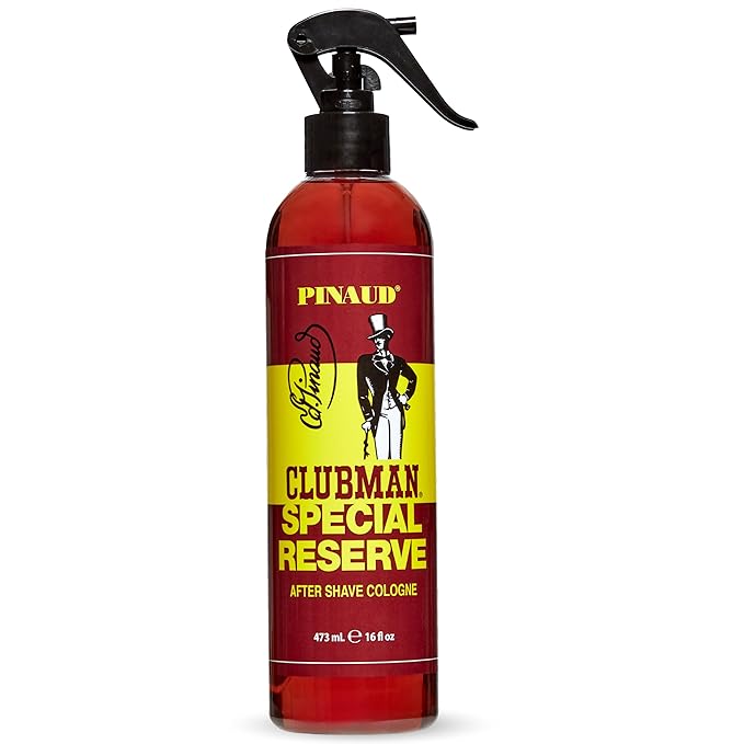 Clubman Special Reserve After Shave Cologne – Classic Aftershave Cologne Splash, Men's Post-Shave Fragrance, 16 fl oz