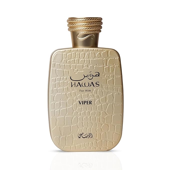 RASASI Hawas Viper Eau de Parfum for Men, 100ml (3.4 oz) Oriental & Rich Scent Spray