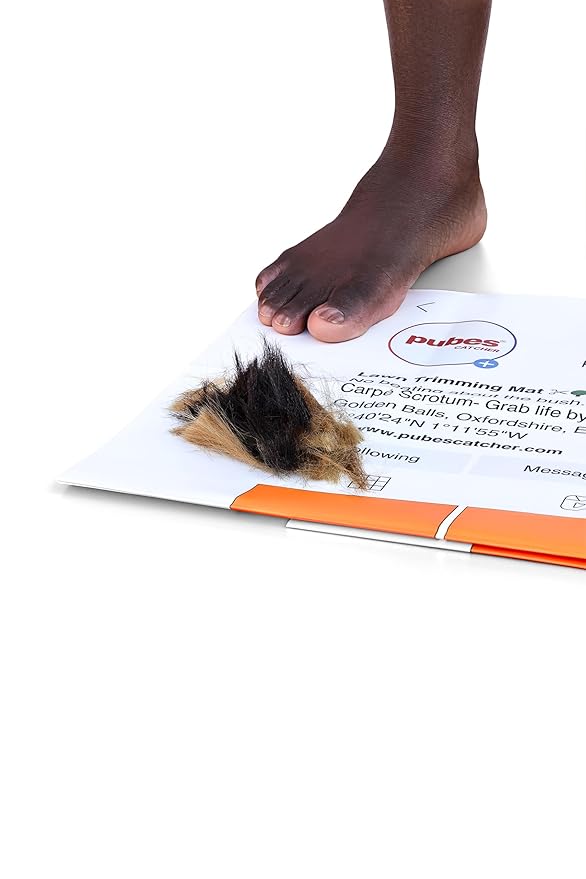 Manscape Shaving Mat for Floor, Reusable, Waterproof, Long Lasting – Makes a Great Gift Idea, Gag Gift or Funny Gift