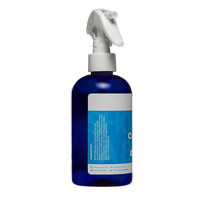 PRISTINE Rinse Free Waterless Body Cleansing Spray: Rinse Free Wash and Body Spray for Women and Men - a More Natural, Portable Shower and Wipes Alternative - Fresh Waters & Citron
