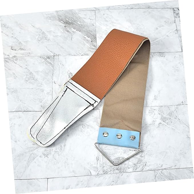 BESTYASH 2pcs Manual Strop Tools for Precision Sharpening Dual-sided Strop for Straight Father Day Random