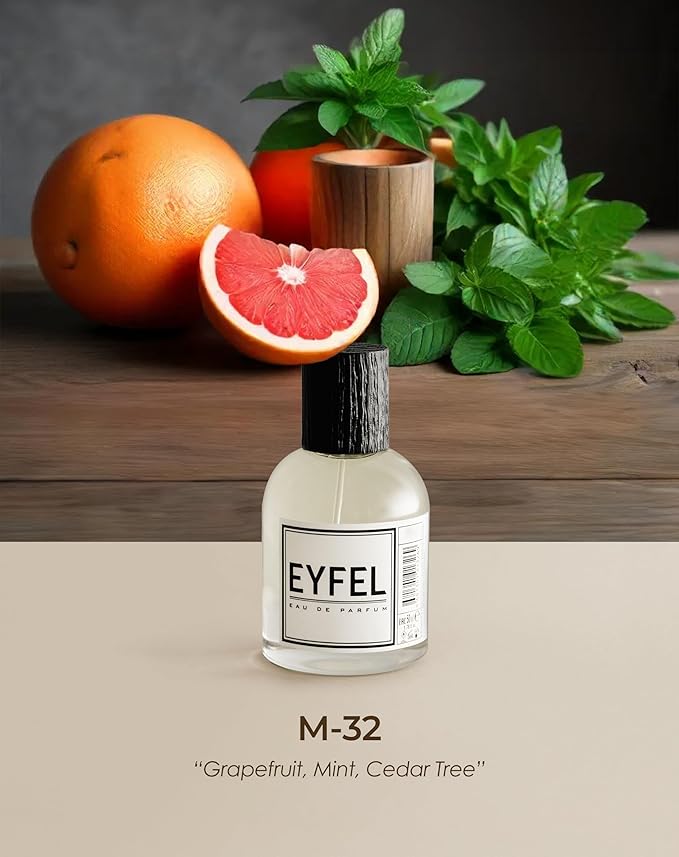 EYFEL Perfume for Men – M32 INSPIRED BY FUEL FOR LIFE – Eau de Parfum Spray – Men’s Cologne – EDP 50 ml / 1.76 FL. OZ.