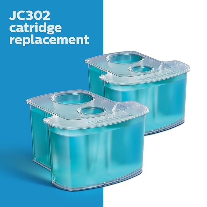 Philips Norelco Cleaning Cartridges for SmartClean System,JC302/52,2 Count (Pack of 3)