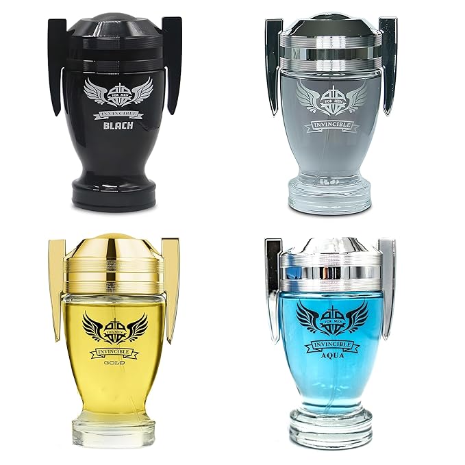 Men's Cologne Invincible Set Wonderful Multi Scent Eau de Toilette Natural Spray Men's Perfume For all Day Used 100ML Each Bottle(1 PCS)