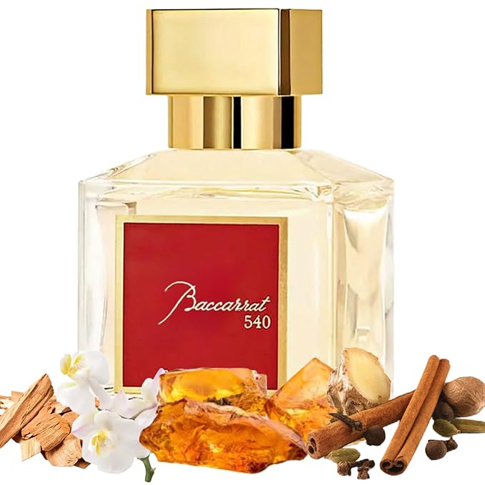 Maison Francis Kurkdjian Baccarat Rouge 540 Inspired Perfume Oil, Eau de Parfum, 50ml Spray, 12-14 Hour Long Lasting Fragrance for Men and Women