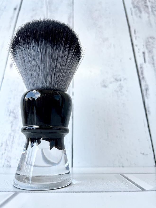 West Coast Shaving Clear Smoke Shaving Brush, Burlwood