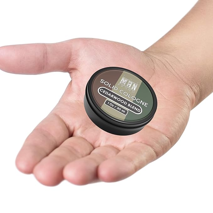Cedarwood Blend Men's Solid Cologne, Cedarwood Blend Solid Cologne for men, 1 Ounce