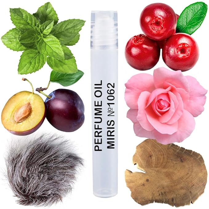 MIRIS No. 1062, Inspired by Dark Purple, Long-Lasting Perfume Oil for Women Roll-On, Rollerball 0.34 Fl Oz / 10 ml