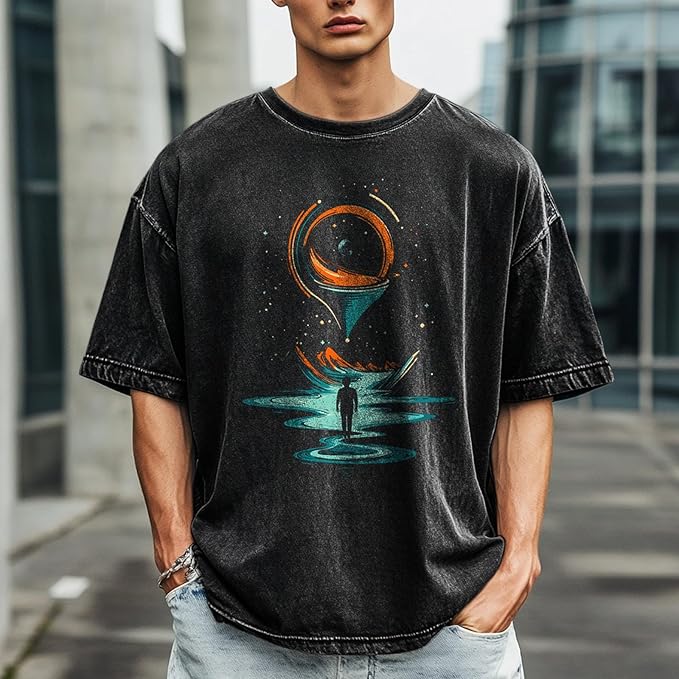 T Shirts for Men Moisture Wicking Vacation Stylish Body Shaper Soft and Comfy Short Sleeve Round Neck Undershirt