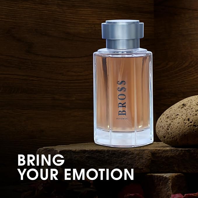 Bross Intense's Cologne–Bold & Sophisticated Scent Perfume for Men With Citrus,Spice,And Woody Notes–Long Lasting Fragrance For All Occasions