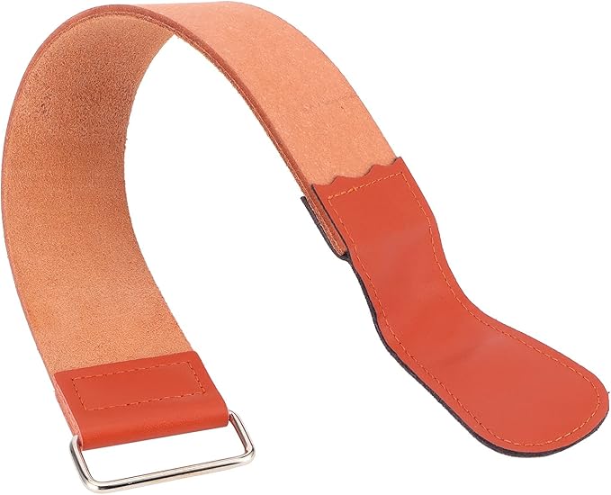 Strop Barber Strop Shaver Sharpening Strap Double Sided Beard Shaver Sharpener For Barber Shop And Home Use Artificial Leather 47.3x5.8cm