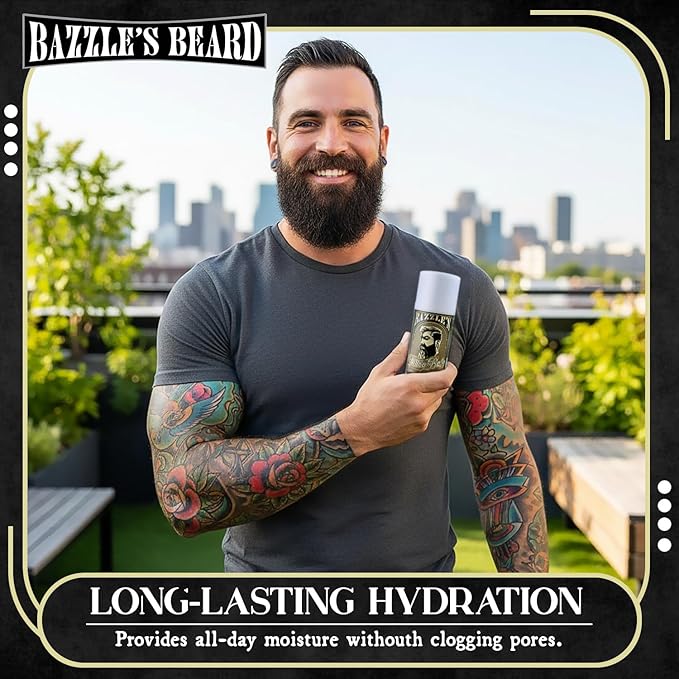 Bazzle's Beard Tattoo Balm – Premium Tattoo Aftercare Balm for Vibrant Ink, Moisturizing Lotion & Ointment for Old & Faded Tattoos, Care Cream for Long-Lasting Color & Deep Hydration, After Inked Gift