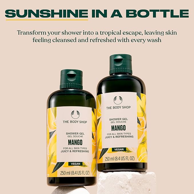 The Body Shop Mango Shower Gel Regular, 8.4 Fluid Ounce (Packaging May Vary)