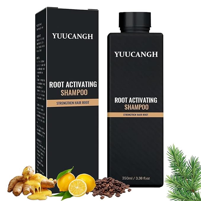 350ML Root Activator Shampoo,Hair Regrowth, Unisex, Natural Formula for Men and Women,Smooth Strong Repair Conditioning Shampoo (350 ML)