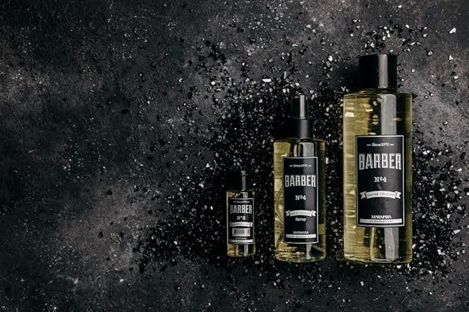 Marmara Barber Cologne - Best Choice of Modern Barbers and Traditional Shaving Fans (No 4 Green, 250ml x 2 Bottles)