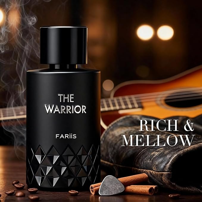 The Warrior Premium Men's Cologne | 100ml Long-Lasting Eau de Parfum | Bold Citrus Leather Fragrance | Valentine's Day Gift for Him