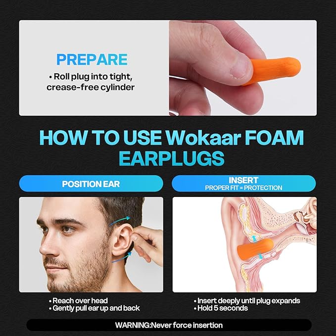 Nose Wax Kit for Eyebrow and Ear Hair | 100gWax, 50 Face Waxing Sticks | USB-C(5V/2A) Wax Warmer | Hair Removal Kit for Men & Women | 15 Pre/Post Wipes, Ear and Mustache Guards & Earplug