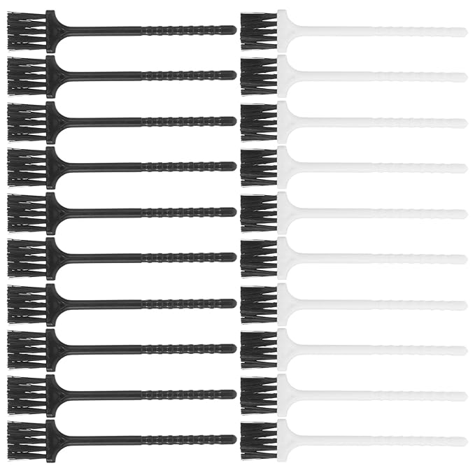 20pcs Men’s Electric Shaver Cleaning Brush Set with Long Handle, Hair Remover and Crevice Cleaning Brushes for Grooming and Household Use