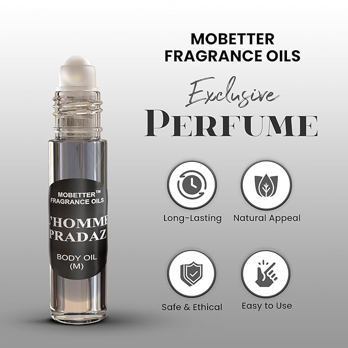 MOBETTER FRAGRANCE OILS L'Homme Pradaz Cologne Fragrance Body Oil for Men
