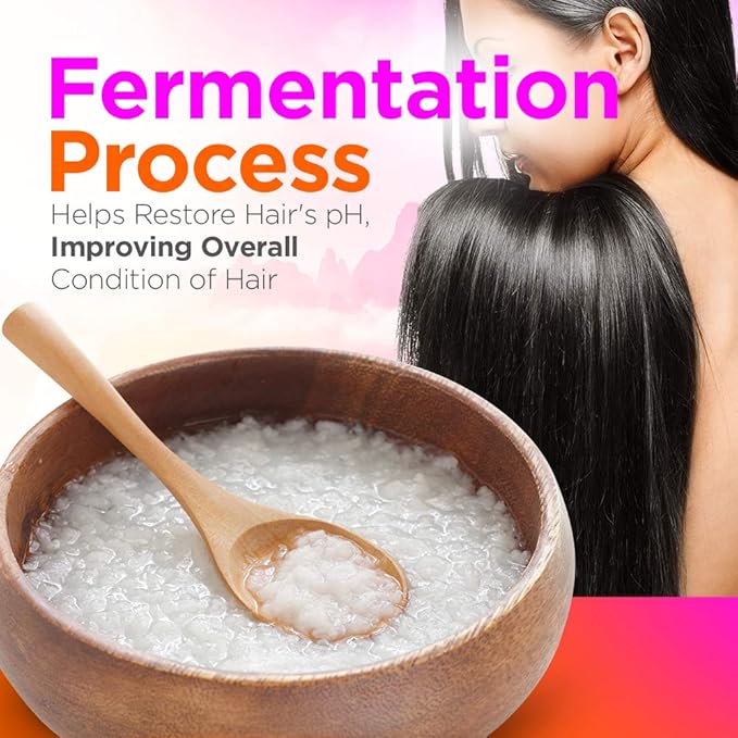 Uhuru Naturals Fermented Rice Water 32 oz (4 Pack - four 8oz bottles) - pH Balanced - We have perfected our Fermented Rice Water to a Science for an exact period of time 4 Maximum Benefits