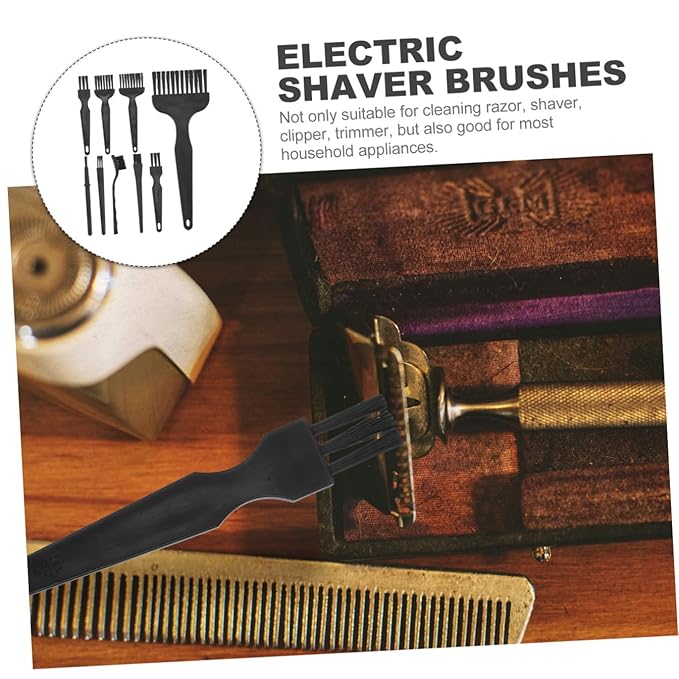 NOLITOY 8pcs Electric Shaver Cleaning Razor Set, Replacement Shaver Razor Cleaning Compatible with Electric Shaver Trimmer