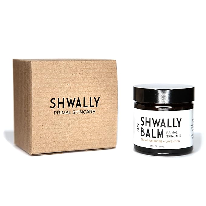 Shwally Tallow & Squalane Non-Comedogenic Face Balm - Tallow Moisturizer - 100% Grass-Fed Tallow, Squalane & Calendula Flowers - Creates Soft, Smooth Skin - 2 Oz (Organic Vanilla + Frankincense)