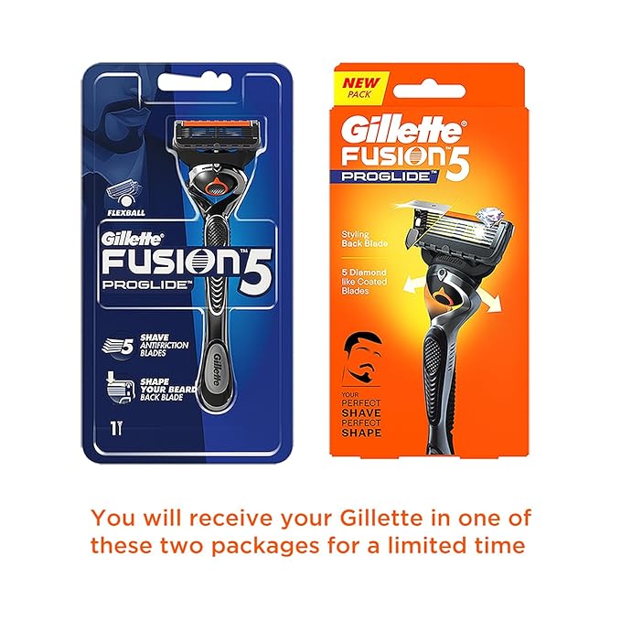 Gillette Fusion5 ProGlide Men's Razor, Handle & 1 Blade Refill