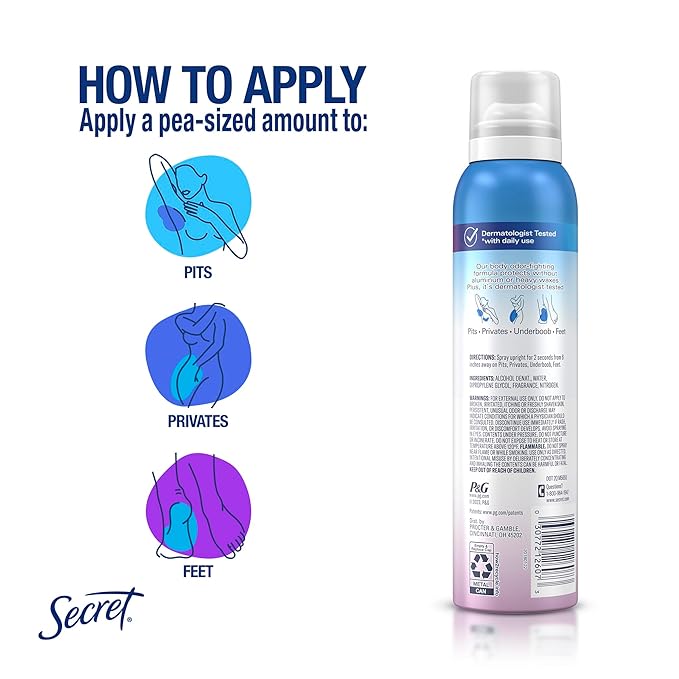 Aluminum Free Whole Body Deodorant Spray Peach & Vanilla
