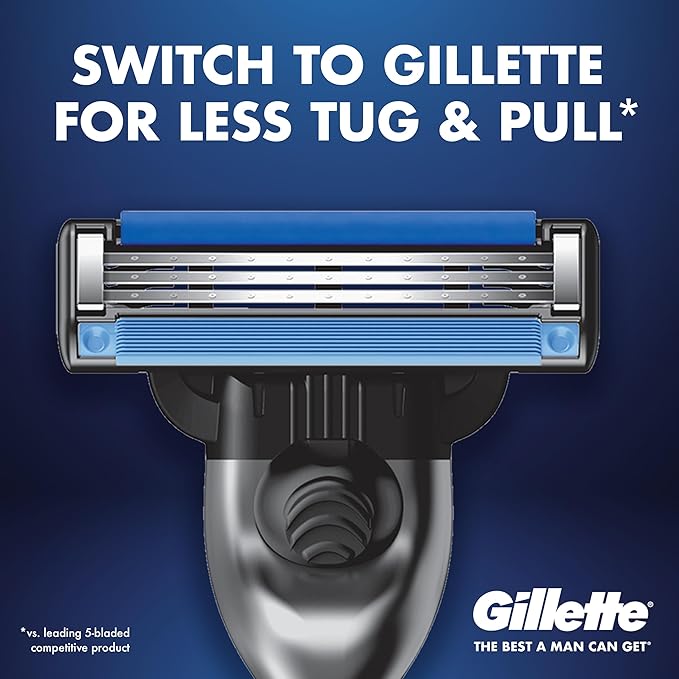 Gillette Mach3 Razor for Men, 1 Razor Handle + 1 Blade Refill